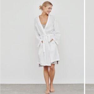 NWT Care By Me Cotton Gauze Vivienne Kimono Robe Size Small